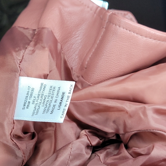 Love Tree womens faux leather moto jacket - Picture 13 of 14